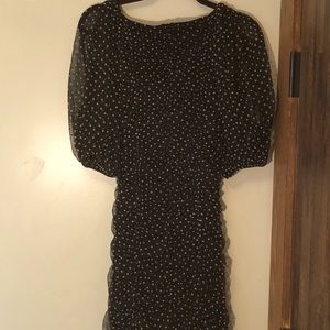 Polka dot, black from Zara size Large.